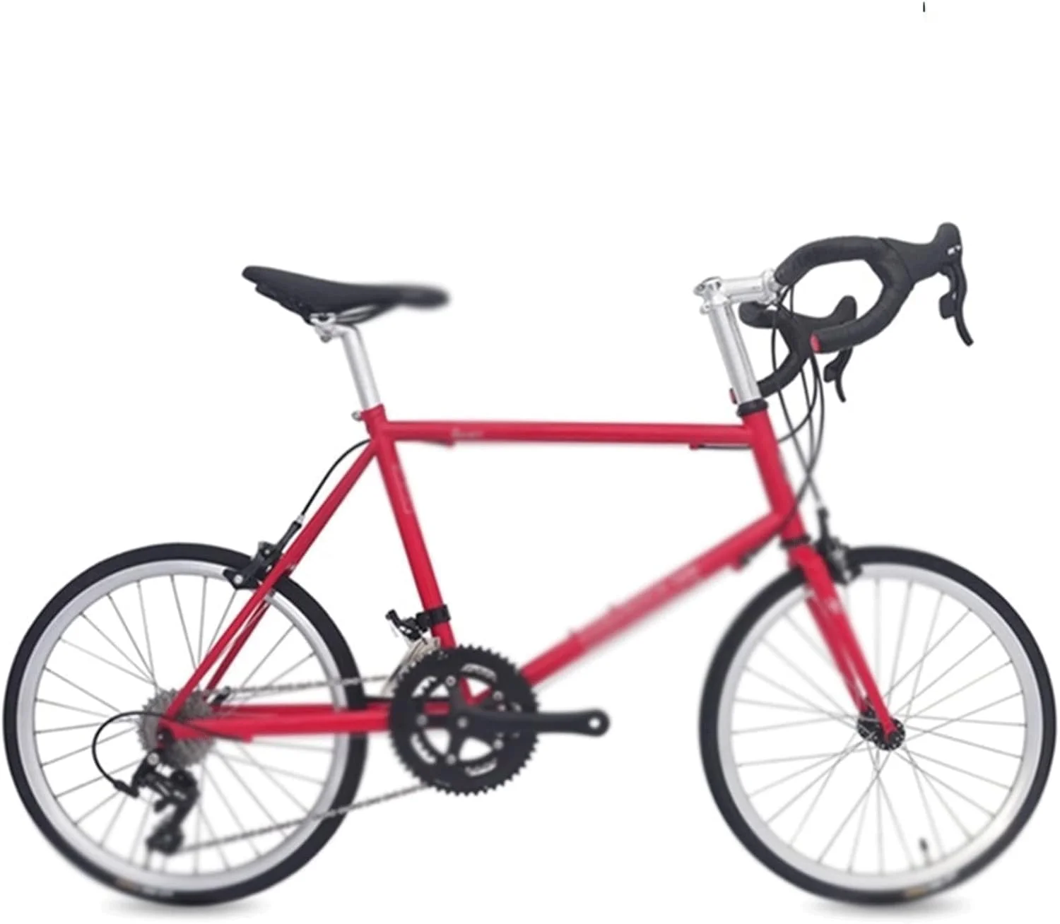 دوچرخه کروزر SFALCI BMX دوچرخه جاده ای 451 قطر کوچک، قاب فولادی، ترمز دوگانه، دوچرخه تفریحی (آبی تیره)