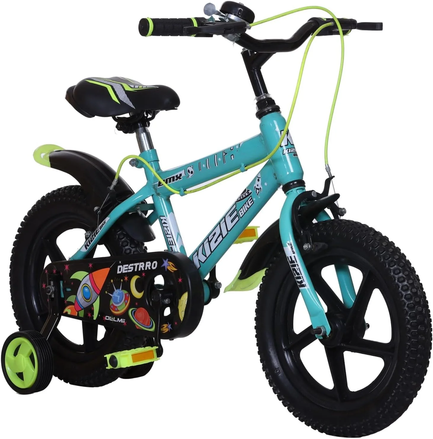 دوچرخه BMX سری ۱۴ اینچی برای کودکان ۲ تا ۵ سال، دوچرخه کودکانه برای پسران و دختران، دوچرخه نیمه مونتاژ ۱۴T کودکان