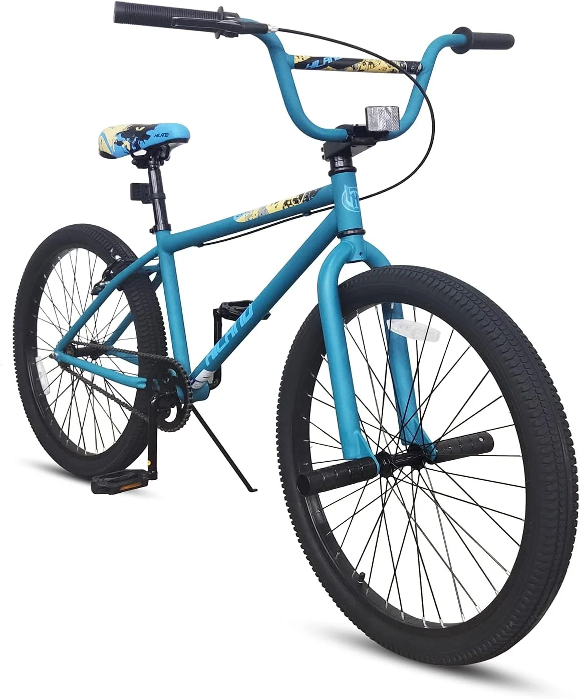 دوچرخه BMX هایلند سایز 24 و 26 اینچ، مناسب تمرینات مقدماتی BMX با ترمز، دارای جک و میخ
