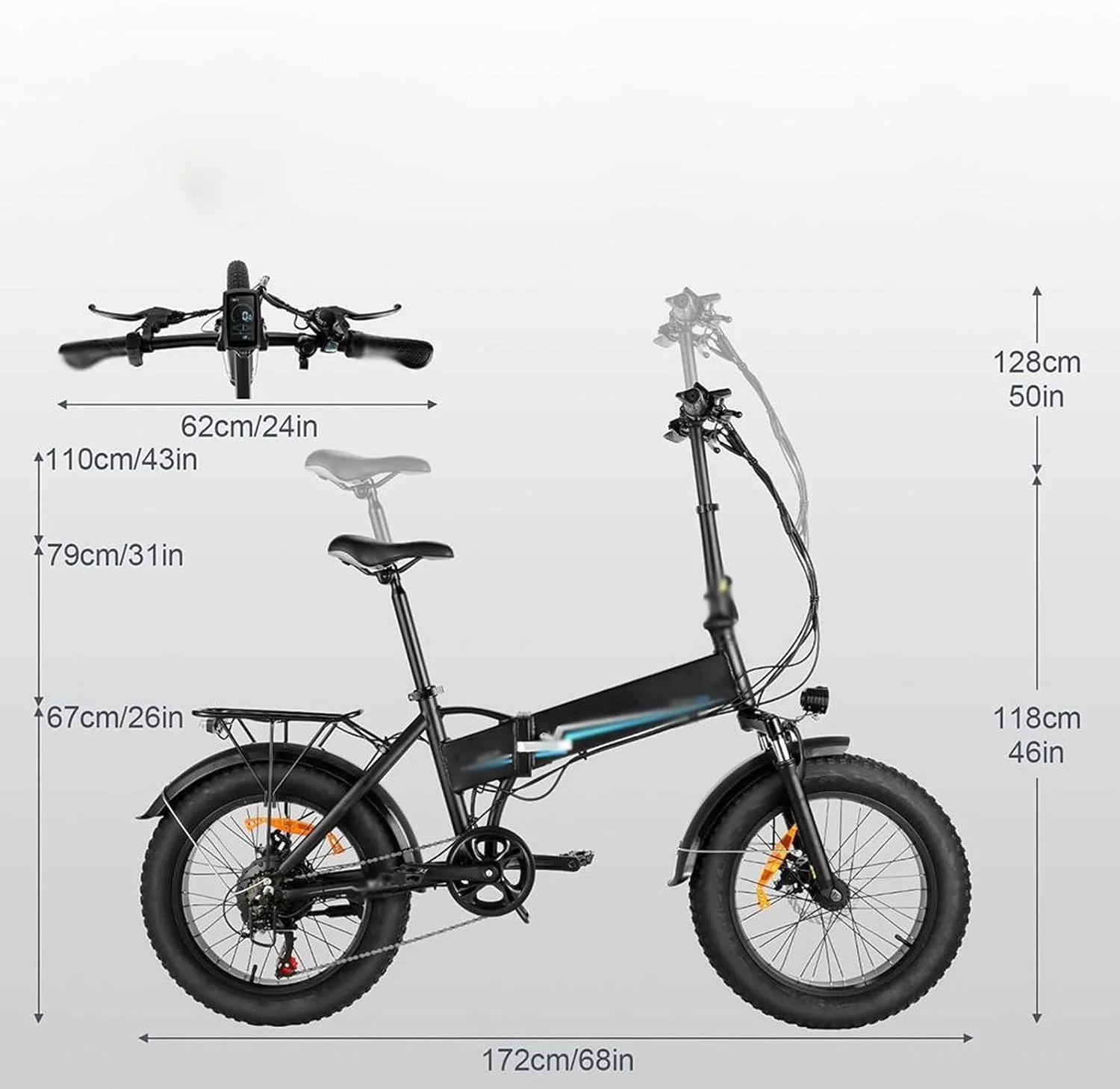 دوچرخه تاشو، دوچرخه های چرخ پهن، دوچرخه های منتخب برای دوچرخه کوهستانی، دوچرخه دنده ای SDUAL Discher