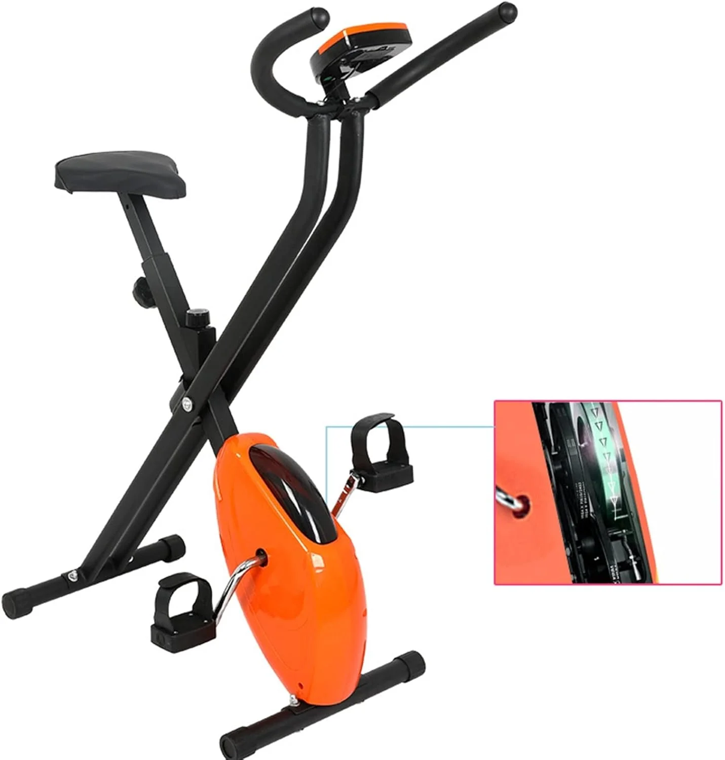 دوچرخه ورزشی تاشو، تجهیزات تناسب اندام خانگی، دوچرخه ثابت داخل سالن، تجهیزات تمرین دوچرخه