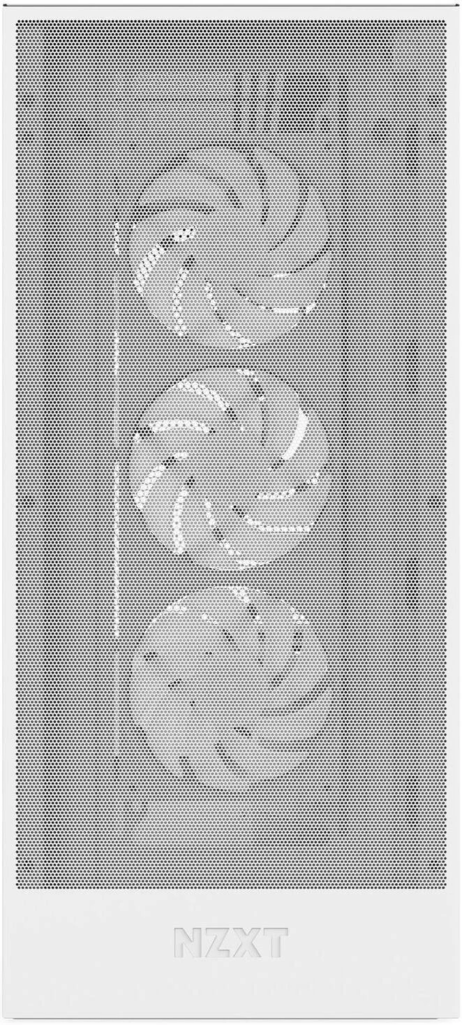کیس کامپیوتر NZXT H7 Flow RGB Mid-Tower ATX Airflow، دارای 3 فن از پیش نصب شده RGB Core، پشتیبانی از رادیاتور تا 420 میلی‌متر و 10 فن، جنس بدنه فولاد SGCC، شیشه حرارت دیده فوق‌العاده شفاف، مشکی | CM-H72FW-R1