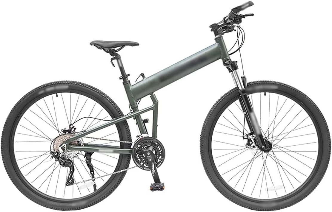 دوچرخه تاشو کوهستانی آلیاژ آلومینیوم سایز 29 اینچ 30 دنده مناسب بزرگسال، دوچرخه سواری خارج از جاده با ترمز دیسکی روغنی برای آقایان و بانوان