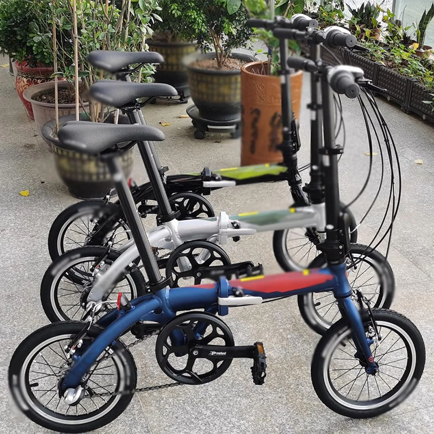 دوچرخه تاشو آلیاژ آلومینیوم 14 اینچی فوق سبک