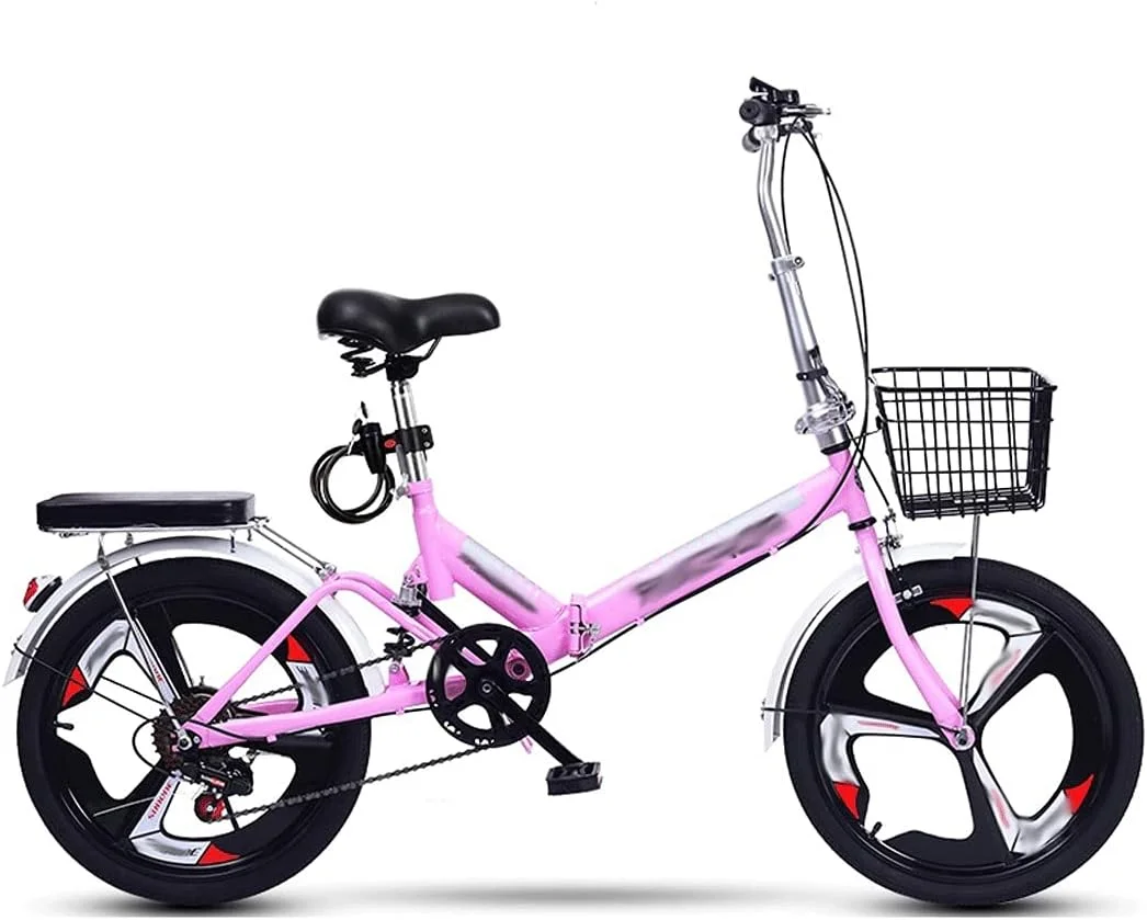 دوچرخه تاشو 20 اینچی 6 سرعته زنانه بزرگسال فوق سبک با سرعت متغیر قابل حمل سبک وزن مردانه بزرگسال