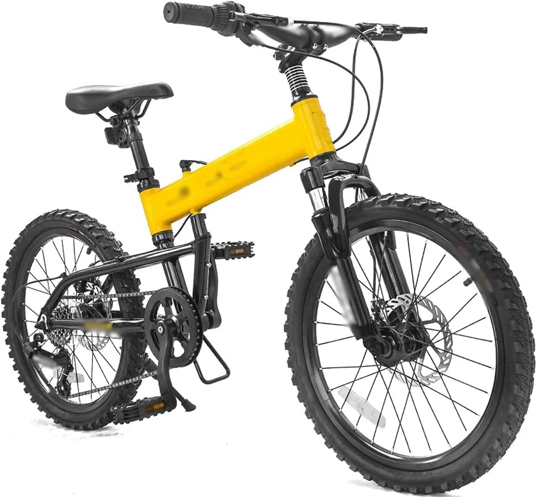 دوچرخه تاشو کوهستانی سایز ۲۰ اینچ، ۶ دنده با سیستم جذب شوک مناسب برای مسیرهای ناهموار (Hortel)