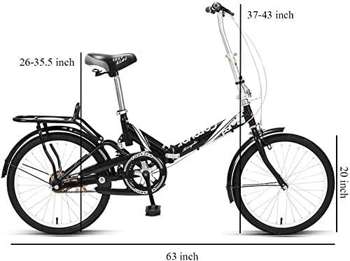 دوچرخه تاشو زنانه با طراحی ساده و مدرن، مناسب بزرگسالان، سبک و کم حجم، با فریم فولادی کربنی، گلگیر جلو و عقب، مناسب رفت و آمد شهری، رنگ فیروزه ای، سایز 20 اینچ، رنگ: سفید