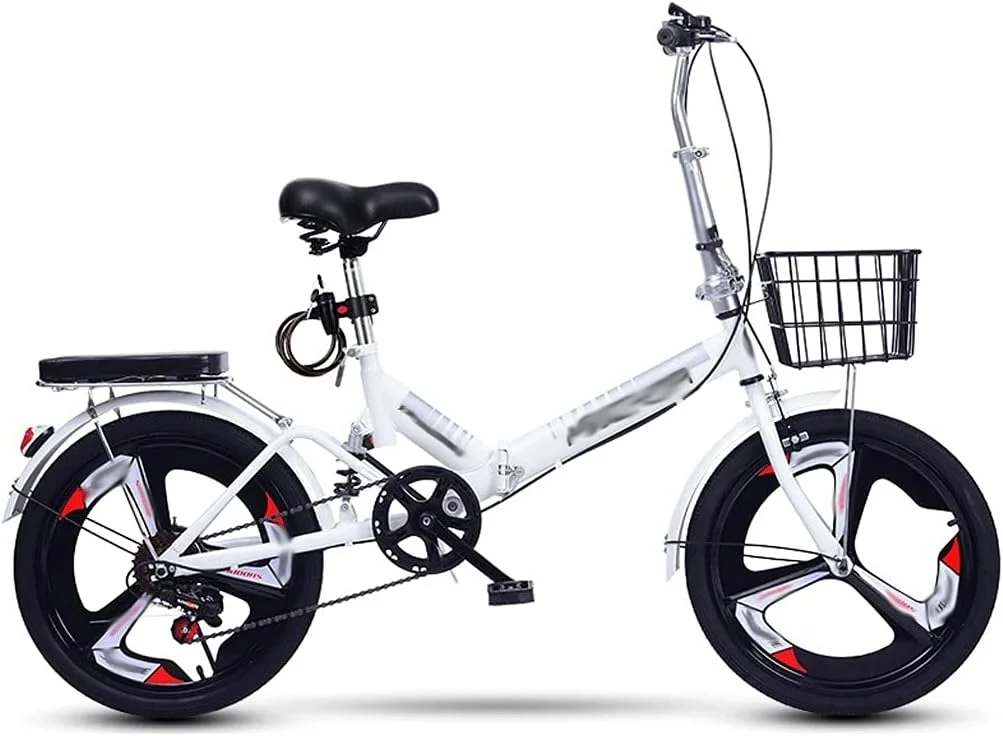 دوچرخه تاشو 20 اینچی 6 سرعته، فوق سبک، با قابلیت تغییر سرعت، قابل حمل، مناسب بزرگسالان