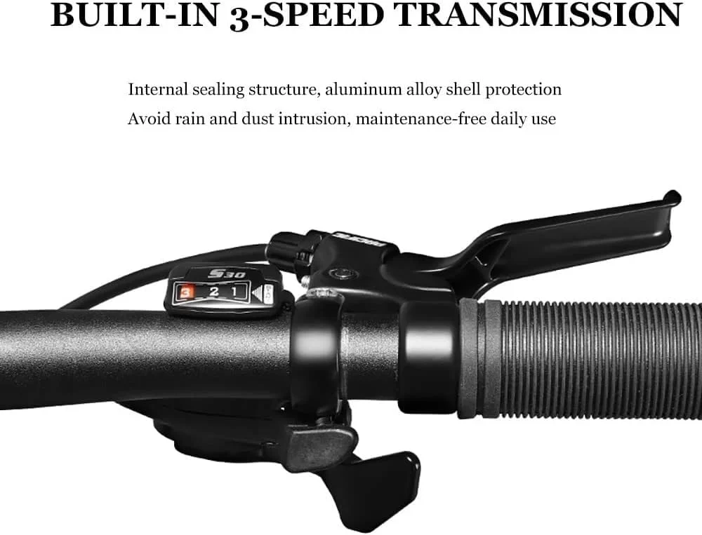 دوچرخه تاشو، دوچرخه تاشو 3 سرعته، قاب فولادی با ترمز دیسکی دوبل و سیستم تعلیق عقب، دوچرخه سبک وزن رفت و آمد شهری برای مردان و زنان، جذب شوک دوبل