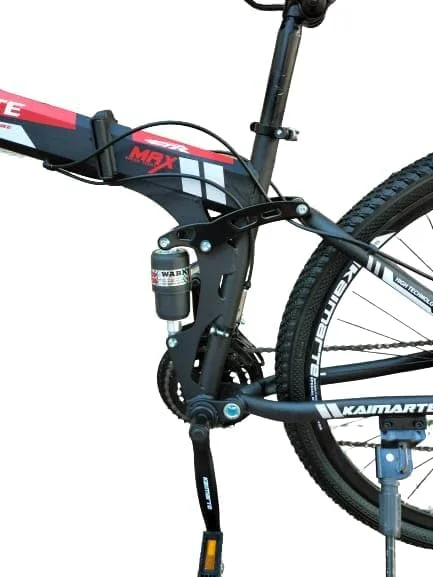 دوچرخه تاشو Shard Land Rover سایز 20 اینچ، 21 دنده، دارای سیستم تعلیق دوبل، طوقه پره ای - دوچرخه کوهستان