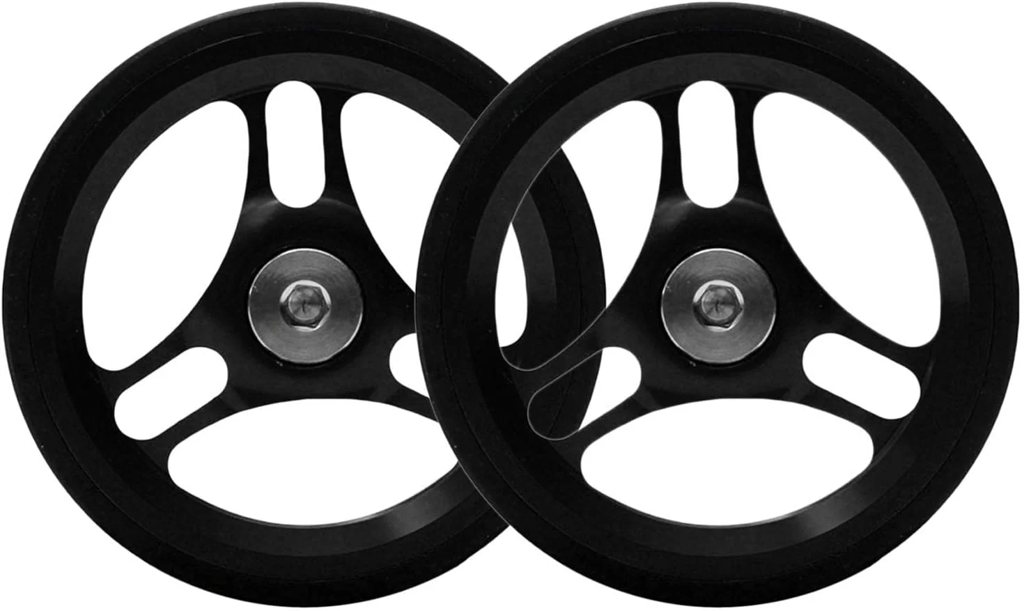 چرخ آسان تاشو دوچرخه تاشو، چرخ های حمل و نقل دوچرخه تاشو EZ، چرخ های هل دهنده تغییر یافته برای برومپتون با پیچ های آلیاژ تیتانیوم