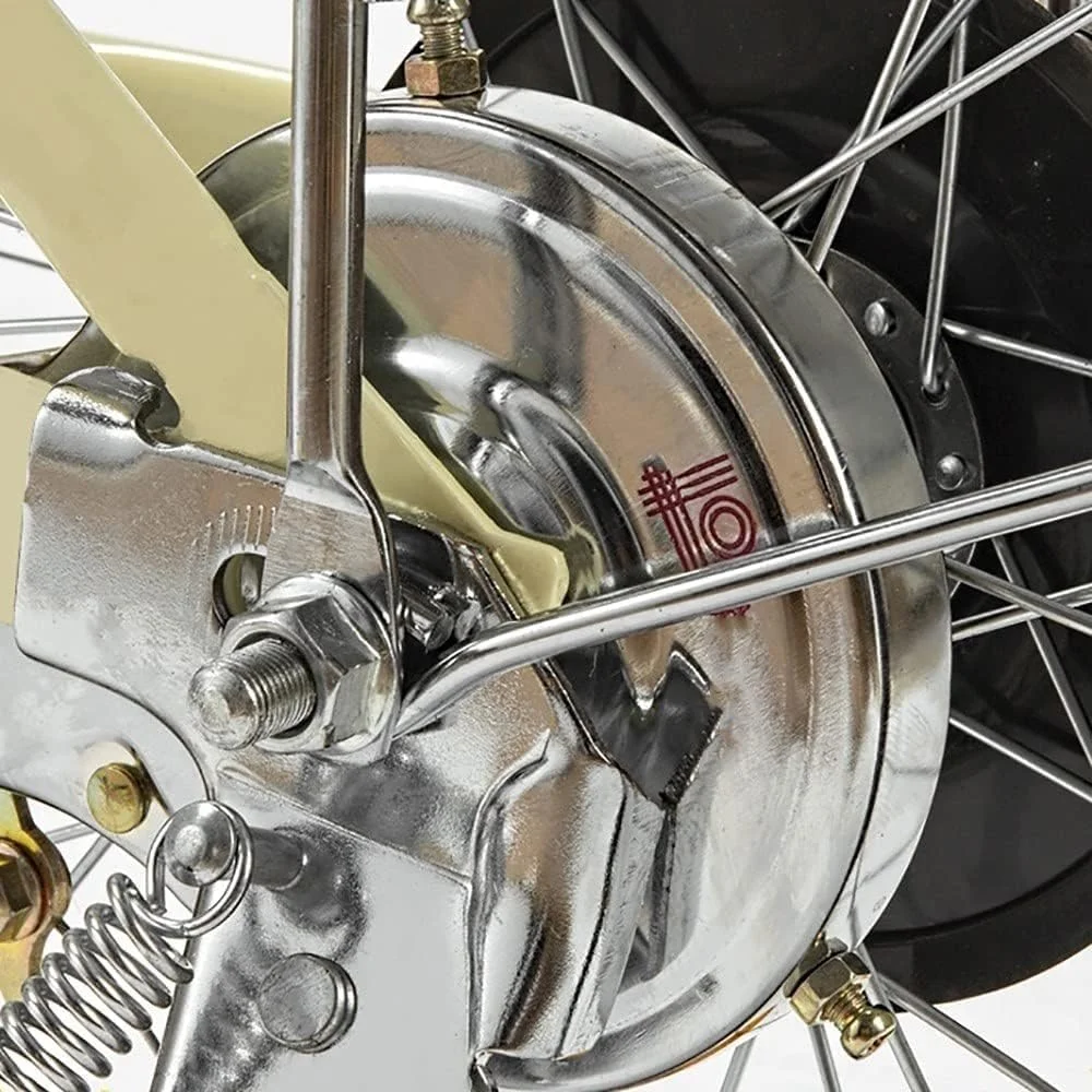 دوچرخه تاشو با فریم فولادی، سیستم تعلیق عقب، ترمز دیسکی دوگانه، دوچرخه سبک وزن مناسب رفت و آمد با گلگیر و باربند عقب برای آقایان و بانوان (رنگ: سفید، سایز: 20 اینچ متغیر)