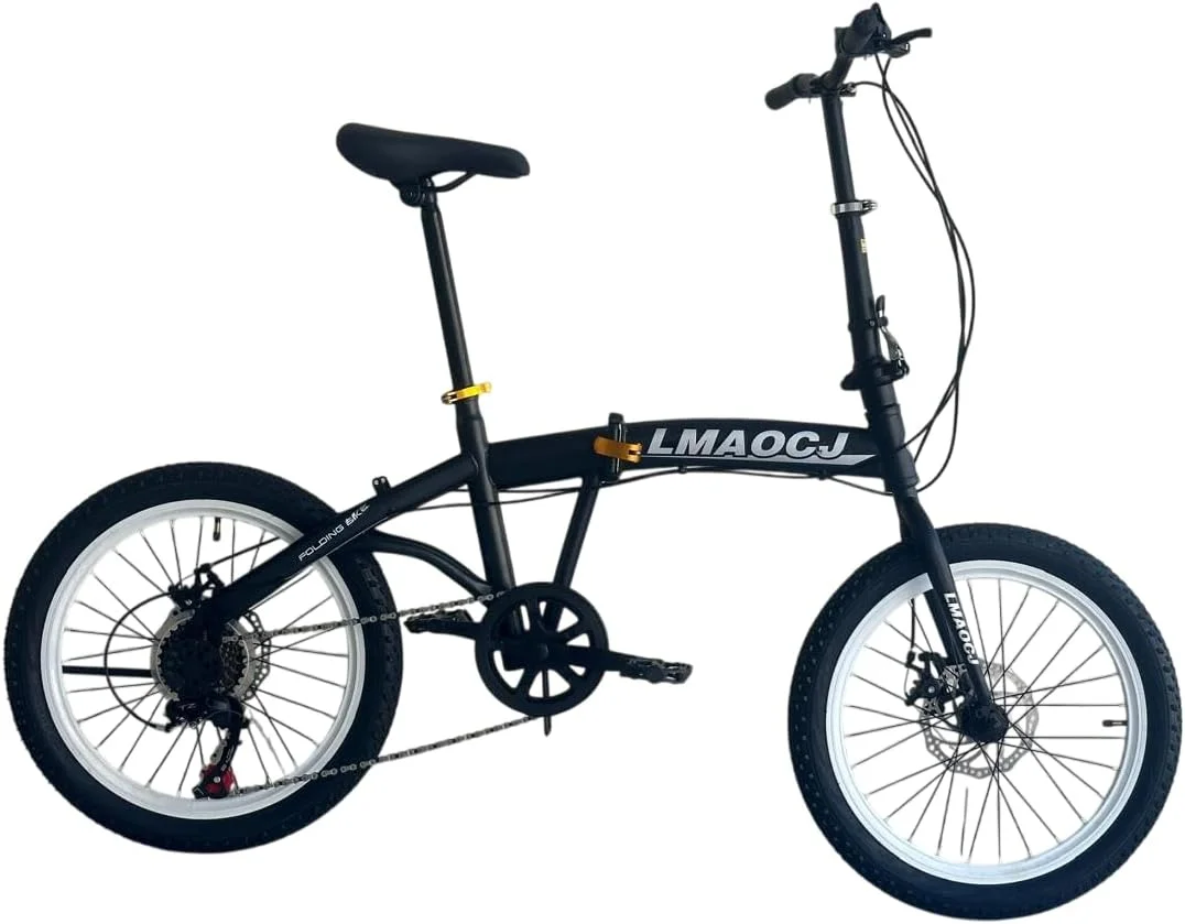 دوچرخه تاشو برای آقایان و بانوان، چرخ 20 اینچی، 6 دنده، فرمان تاشو، ترمز دیسکی دوبل با پره.