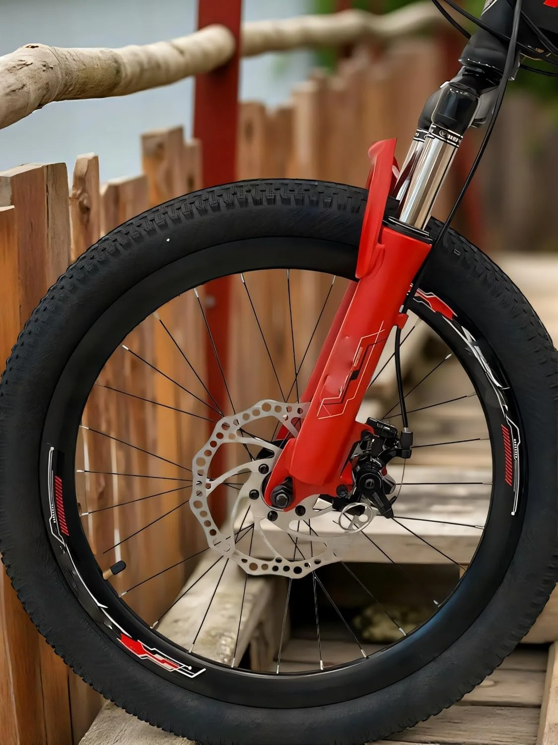 دوچرخه تاشو - 20 اینچ، دوچرخه کوهستانی 24 سرعته با سیستم تعلیق و ترمزهای دیسکی - دوچرخه ورزشی قابل حمل (مشکی)