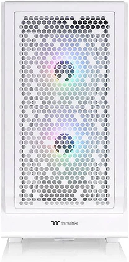 کیس مید تاور Thermaltake Ceres 330 TG ARGB، دارای 2 فن CT140 aRGB از پیش نصب شده و 1 فن CT140، پنل شیشه ای حرارت دیده 4 میلی متری، پشتیبانی از رادیاتور 360 میلی متری و 7 فن، فیلترهای قابل جابجایی، سفید برفی | CA-1Y2-00M6WN-01