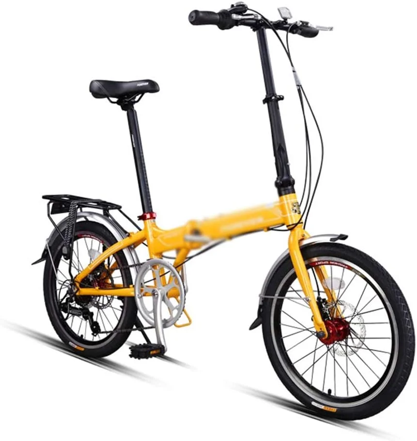 دوچرخه تاشو فوق سبک Por، دوچرخه های 20 اینچی آلیاژ آلومینیوم با سرعت متغیر