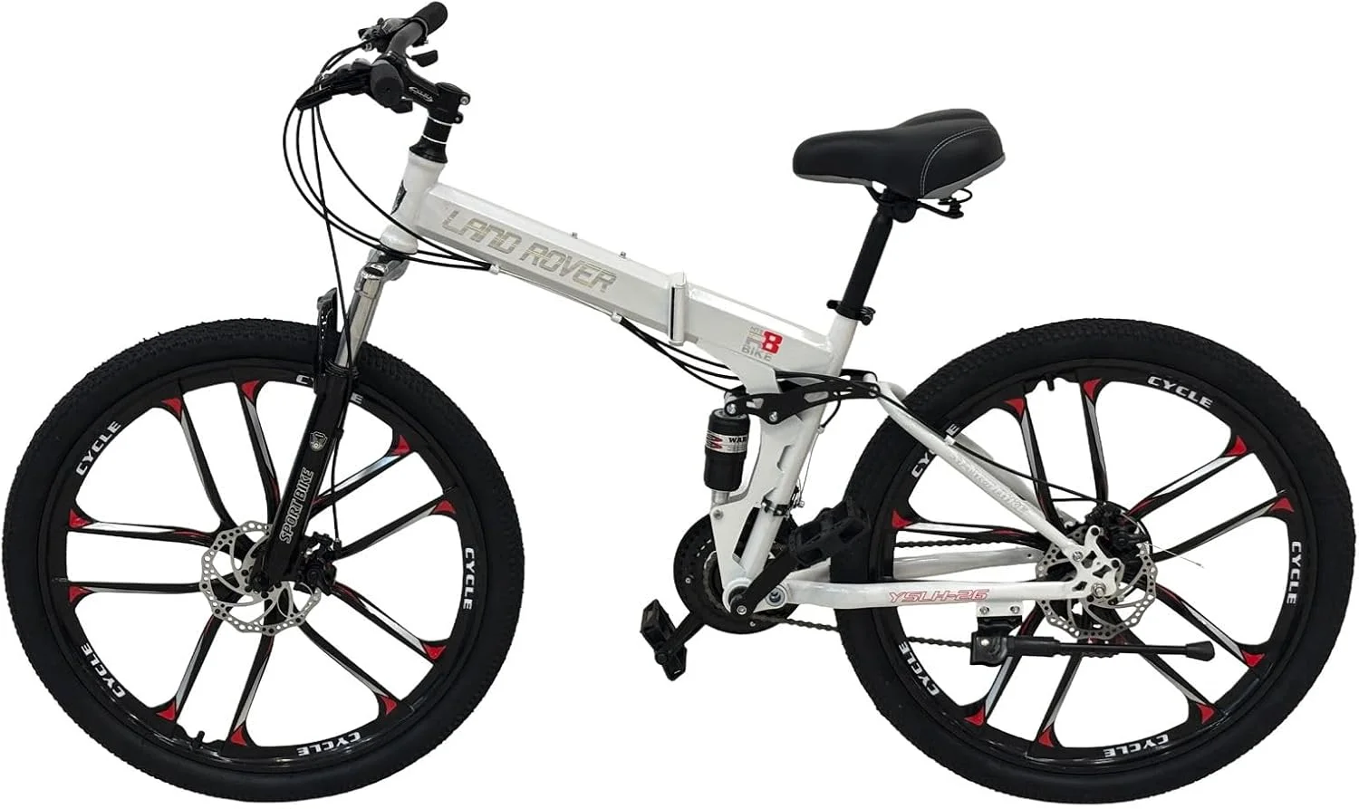 دوچرخه کوهستان تاشو وی‌ال‌آرای لندرور، چرخ‌های ۲۶ اینچی، ترمز دیسکی