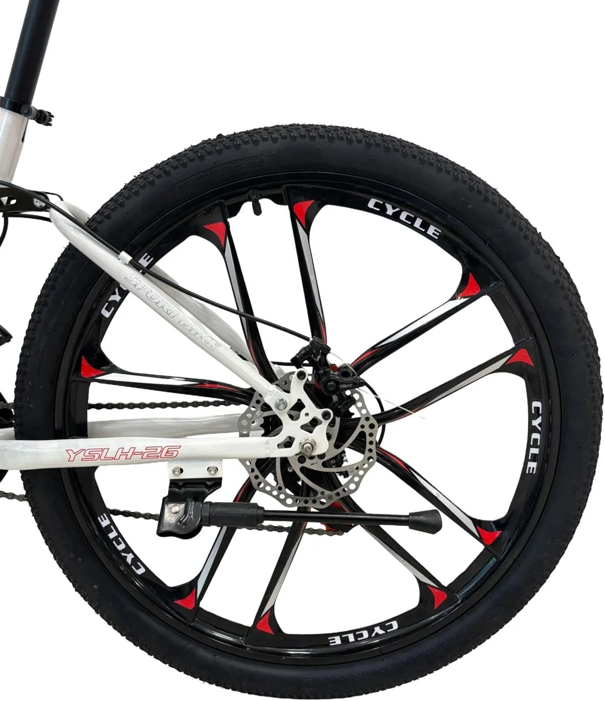 دوچرخه کوهستان تاشو وی‌ال‌آرای لندرور، چرخ‌های ۲۶ اینچی، ترمز دیسکی