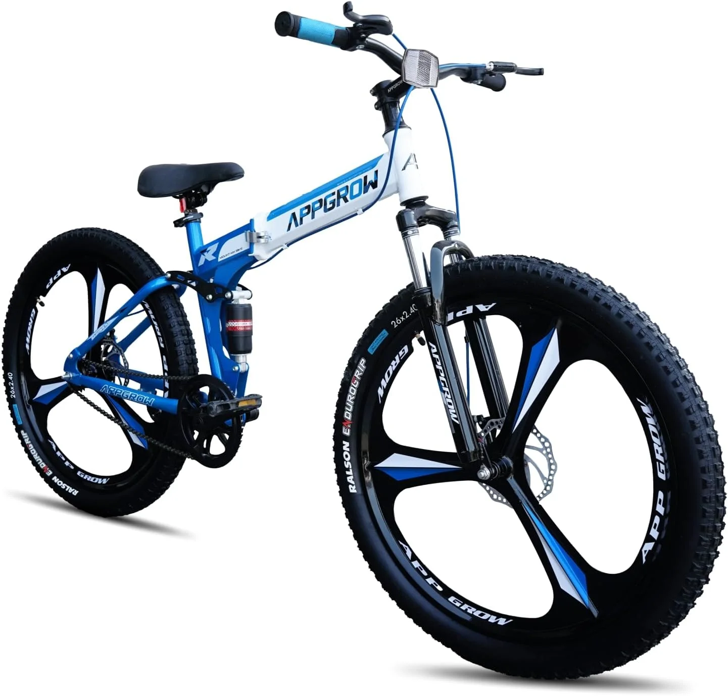 دوچرخه تاشو تک سرعته 26T | دارای سیستم تعلیق جلو و ترمز دیسکی | چرخ های مگ سبک وزن | گروه سنی: 10+ سال | (فریم: 18 اینچ) (چند رنگ) دوچرخه تاشو تک سرعته 26T | دارای سیستم تعلیق جلو و ترمز دیسکی | چرخ های مگ سبک وزن | گروه سنی: 10+ سال | (فریم: 18 اینچ) (چند رنگ)