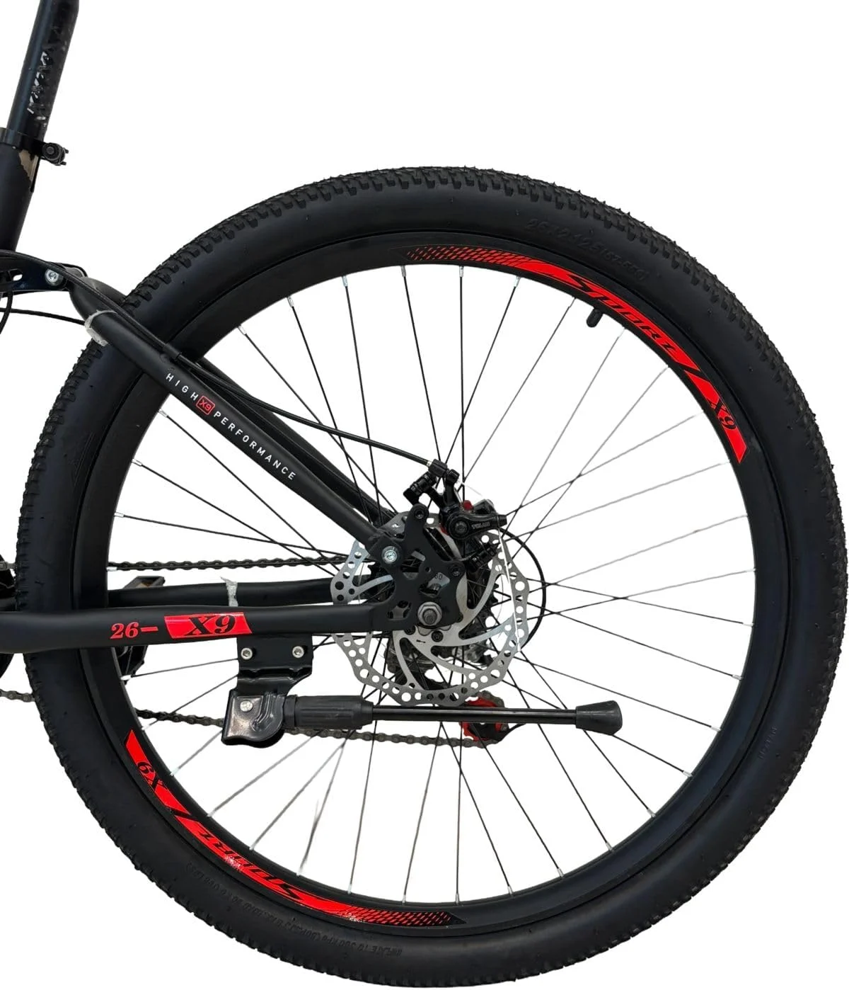 دوچرخه کوهستانی تاشو ویالآرای ۲۶ اینچی با ۲۴ دنده، خاکستری دوچرخه کوهستانی تاشو ویالآرای ۲۶ اینچی با ۲۴ دنده، خاکستری