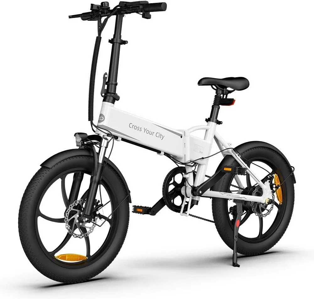 دوچرخه برقی تاشو ADO A20 با سرعت 25 کیلومتر بر ساعت