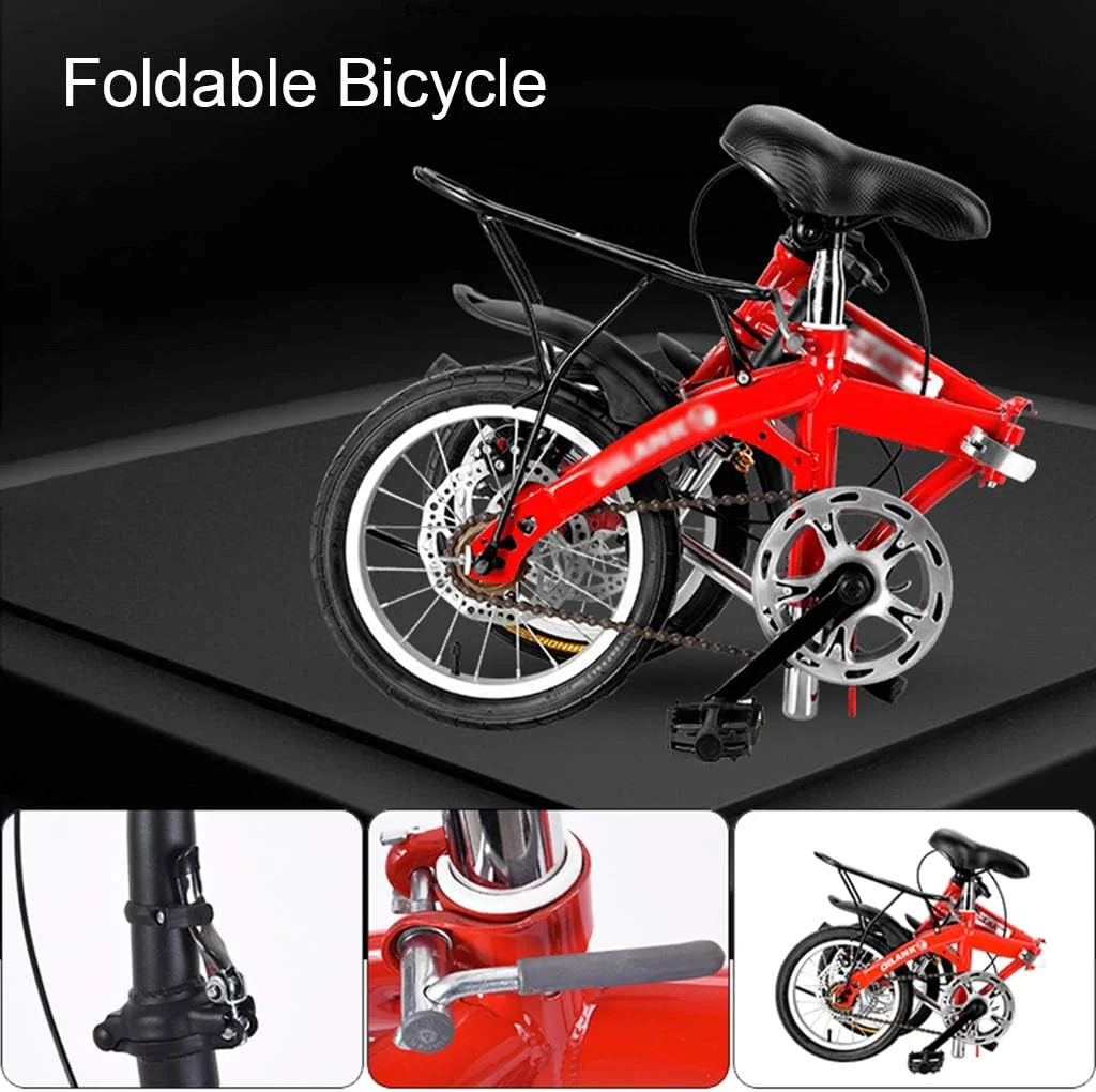 دوچرخه تاشو کوچک، دوچرخه شهری سبک وزن مناسب برای جاده، دانشجویان آقا و خانم