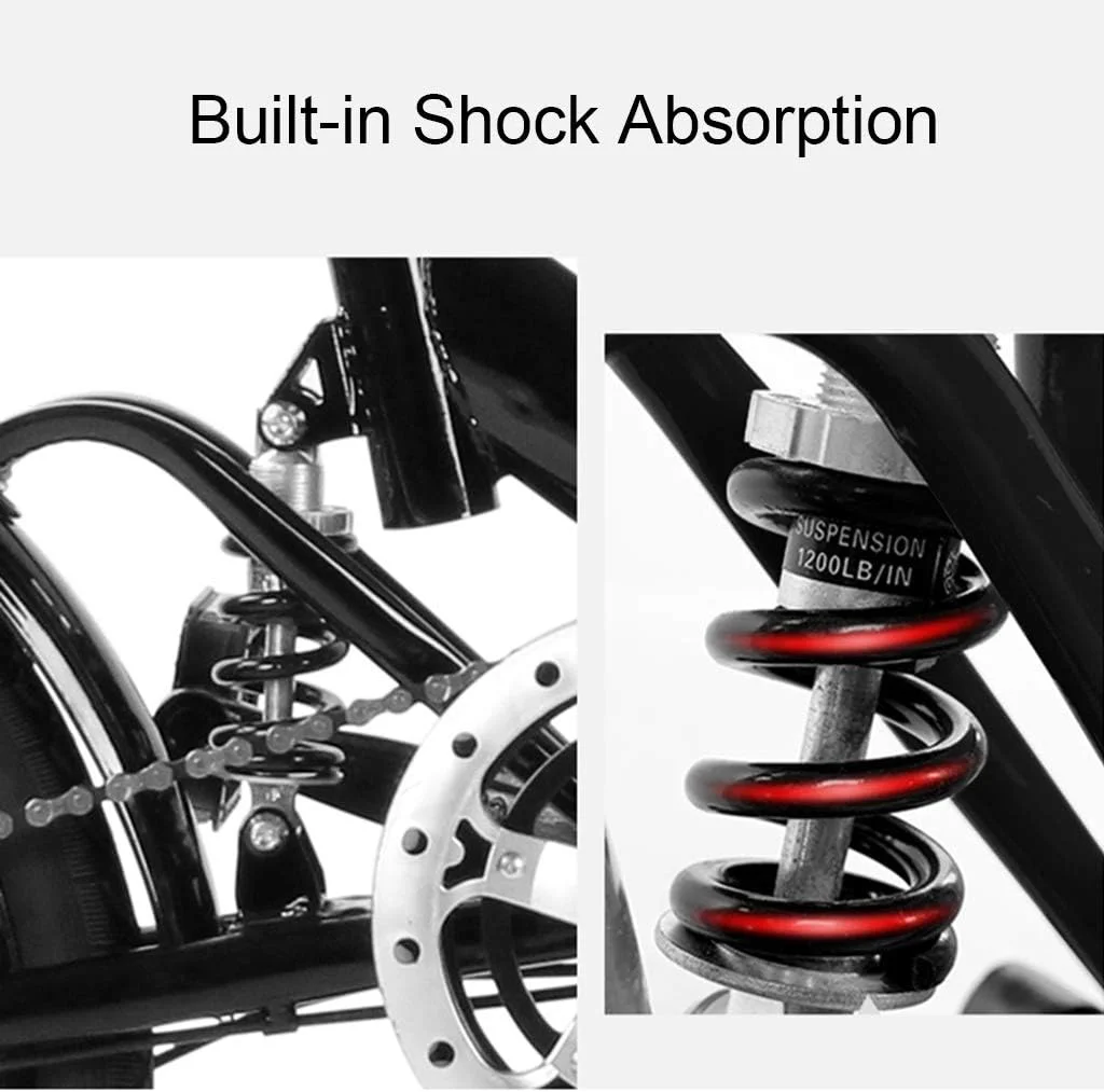 دوچرخه تاشو سایز 16 اینچ / 20 اینچ مینی قابل حمل دانشجویی برای مردان و زنان دوچرخه سبک وزن غیررسمی ترمز دوبل کمک فنر دوچرخه تاشو سایز 16 اینچ / 20 اینچ مینی قابل حمل دانشجویی برای مردان و زنان دوچرخه سبک وزن غیررسمی ترمز دوبل کمک فنر