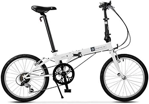 دوچرخه تاشو بزرگسالان 20 اینچ 6 سرعته با سرعت متغیر، دوچرخه تاشو قابل حمل و سبک با صندلی قابل تنظیم، دوچرخه شهری تاشو