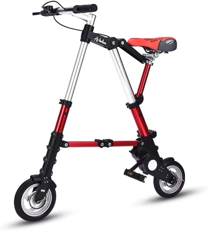 دوچرخه تاشو مینی فوق سبک Ground Bike 8 اینچی، قابل حمل برای مترو و فضای باز، مدل A با چرخ بادی