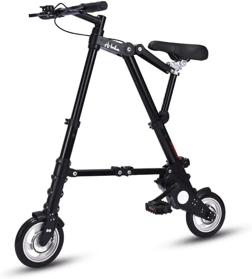 دوچرخه تاشو مینی فوق سبک Ground Bike 8 اینچی، قابل حمل برای مترو و فضای باز، مدل D با چرخ های توپر 8 اینچی