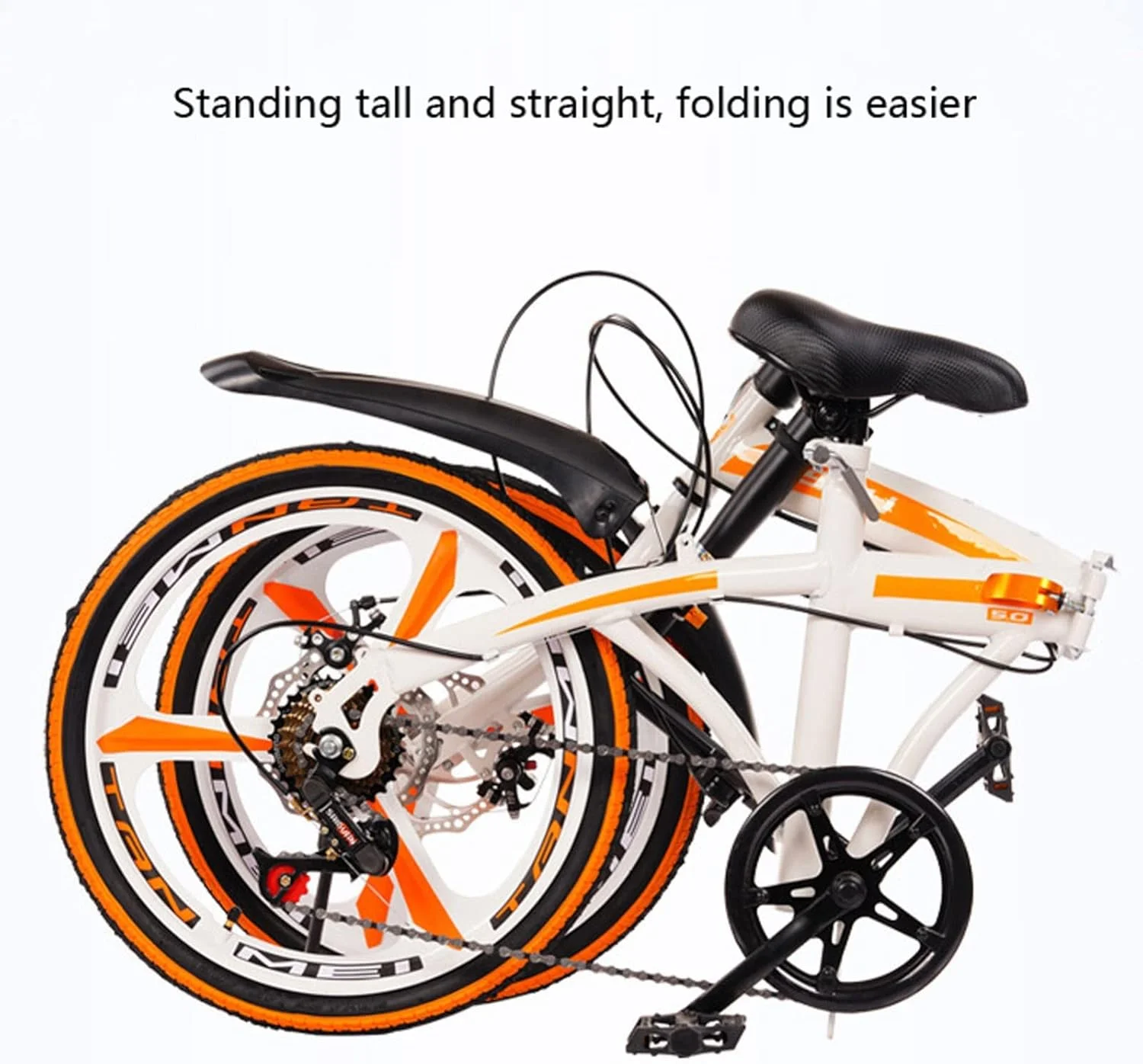 دوچرخه تاشو شهری فوق سبک قابل حمل تاشو، سبک یکپارچهسازی با سیستمعامل، مناسب برای مردان و زنان بزرگسال، مناسب برای سفرهای خارج از منزل، سایز ۱۶ اینچ دوچرخه تاشو شهری فوق سبک قابل حمل تاشو، سبک یکپارچهسازی با سیستمعامل، مناسب برای مردان و زنان بزرگسال، مناسب برای سفرهای خارج از منزل، سایز ۱۶ اینچ