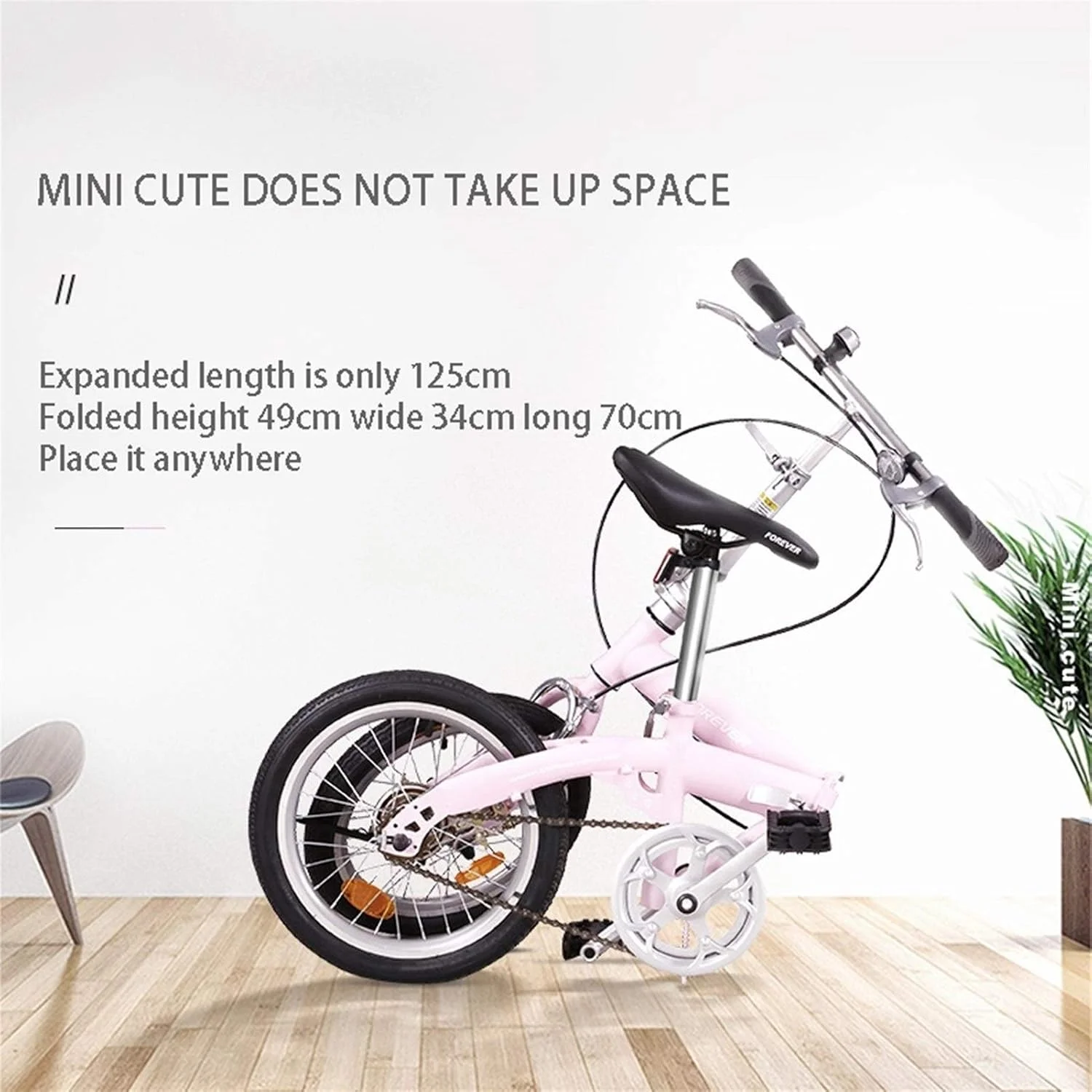 دوچرخه تاشو شهری مناسب مردان، زنان و کودکان، سایز آزاد، 6 دنده، سیستم تعویض دنده، سیستم تاشو، کاملا مونتاژ شده