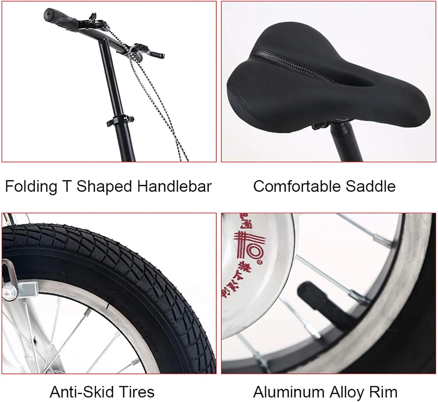 دوچرخه تاشو 12 اینچی دانشجویی بزرگسال، دوچرخه تاشو جمع و جور مینی سبک وزن برای رفتن به محل کار و مدرسه