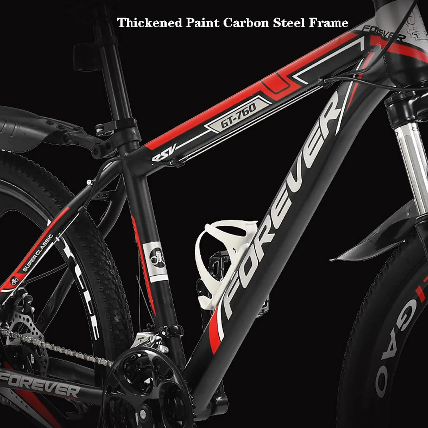 دوچرخه تاشو شهری بزرگسال، دوچرخه کوهستانی سبک با چرخ 6 پره، دارای سیستم جذب شوک دوبل، ترمز دیسکی دوبل و در رنگ های متنوع