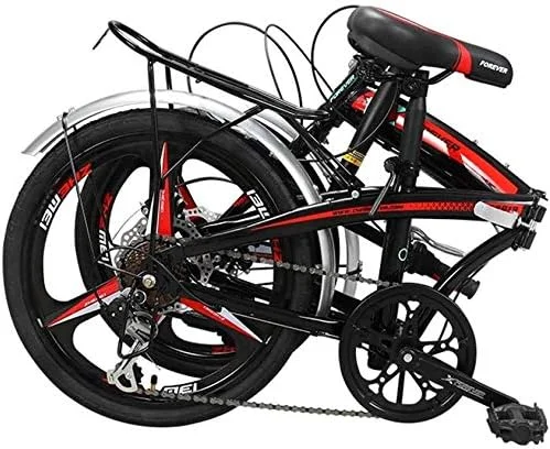 دوچرخه تاشو شهری فولادی کربنی 20 اینچی با رک عقب و ترمز دیسکی دوبل دوچرخه تاشو شهری فولادی کربنی 20 اینچی با رک عقب و ترمز دیسکی دوبل