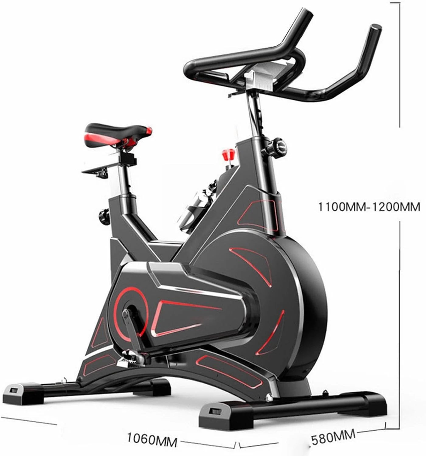 دوچرخه ورزشی با ارسال رایگان، دوچرخه اسپینینگ مغناطیسی لوکس اصلی با برنامه تمرینی جامع