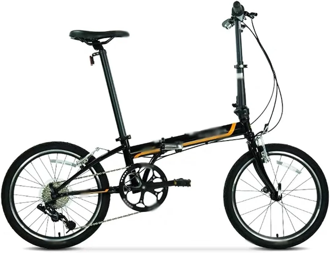 دوچرخه تاشو با فریم فولاد کروم مولیبدن 8 سرعته، حمل آسان، مناسب رفت و آمد شهری و ورزش در فضای باز