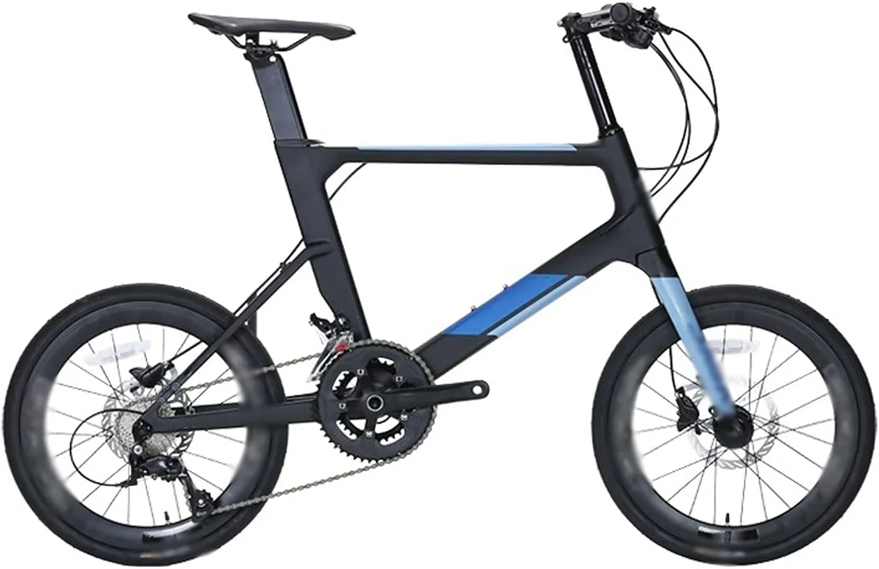 چرخ دوچرخه فیبر کربنی، مناسب دوچرخه های کوچک، جاده ای، ترمز دیسکی هیدرولیک و دسته صاف (Hortel)