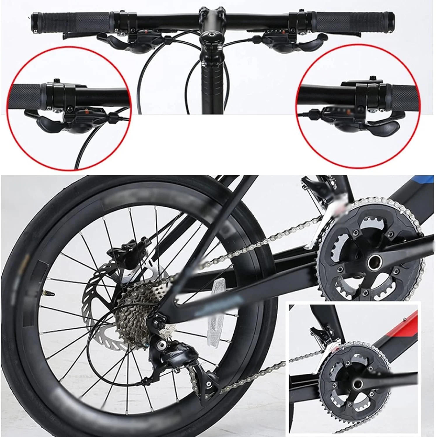 چرخ دوچرخه فیبر کربنی، مناسب دوچرخه های کوچک، دوچرخه کورسی، ترمز دیسکی هیدرولیک، دسته صاف چرخ دوچرخه فیبر کربنی، مناسب دوچرخه های کوچک، دوچرخه کورسی، ترمز دیسکی هیدرولیک، دسته صاف