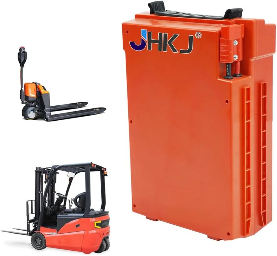 بسته باتری لیتیومی LiFePO4 برای کامیون پالت برقی 24 ولت 20 آمپر ساعت، 30 آمپر ساعت، 40 آمپر ساعت و لیفتراک برقی ترانسپورتر 48 ولت 15 آمپر ساعت، 20 آمپر ساعت با پلاگین اندرسون، 48 ولت 15 آمپر ساعت