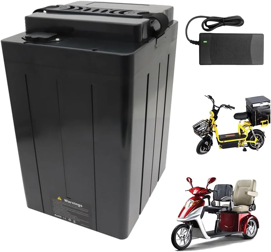 باطری لیتیومی موتور سیکلت برقی 60 ولت 20 آمپر ساعت 30 آمپر ساعت 48 ولت 60 ولت 72 ولت 20 آمپر ساعت 22 آمپر ساعت 25 آمپر ساعت با ظرفیت بالا به همراه شارژر برای موتور 0-3000 وات، 48 ولت، 30 آمپر ساعت