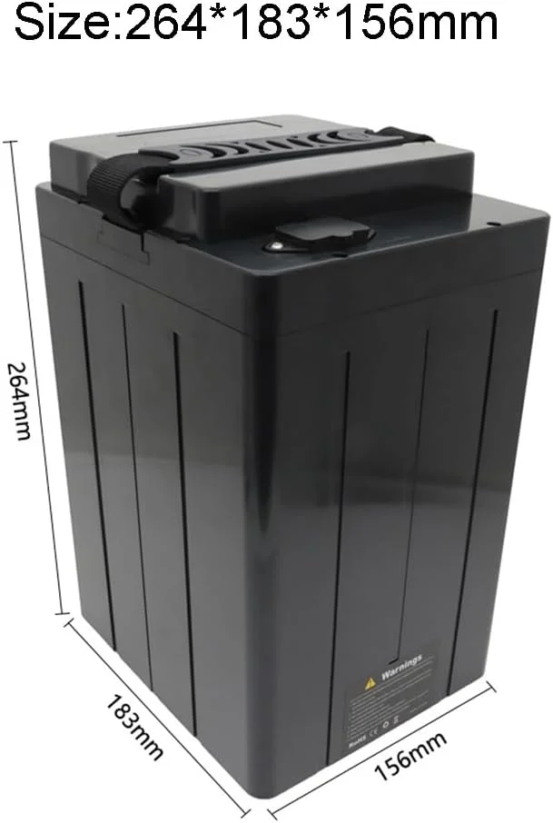 باطری لیتیومی موتور سیکلت برقی 60 ولت 20 آمپر ساعت 30 آمپر ساعت 48 ولت 60 ولت 72 ولت 20 آمپر ساعت 22 آمپر ساعت 25 آمپر ساعت با ظرفیت بالا به همراه شارژر برای موتور 0-3000 وات، 48 ولت، 30 آمپر ساعت