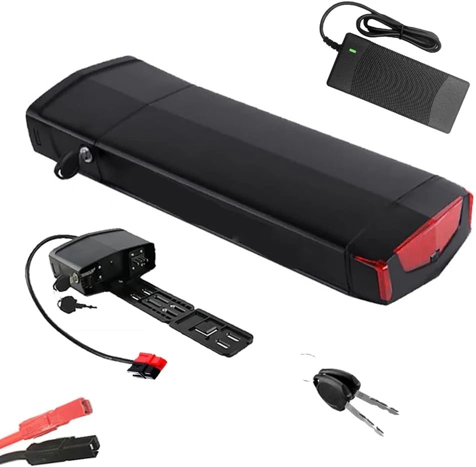 باطری لیتیوم یون دوچرخه برقی 36 ولت 10.4 آمپر ساعت، 13 آمپر ساعت، 15 آمپر ساعت، 17.5 آمپر ساعت، باطری لیتیوم یون 48 ولت 10.4 آمپر ساعت، 13 آمپر ساعت برای موتور دوچرخه های برقی 650 وات، اندرسون، 48 ولت 13.6 آمپر ساعت