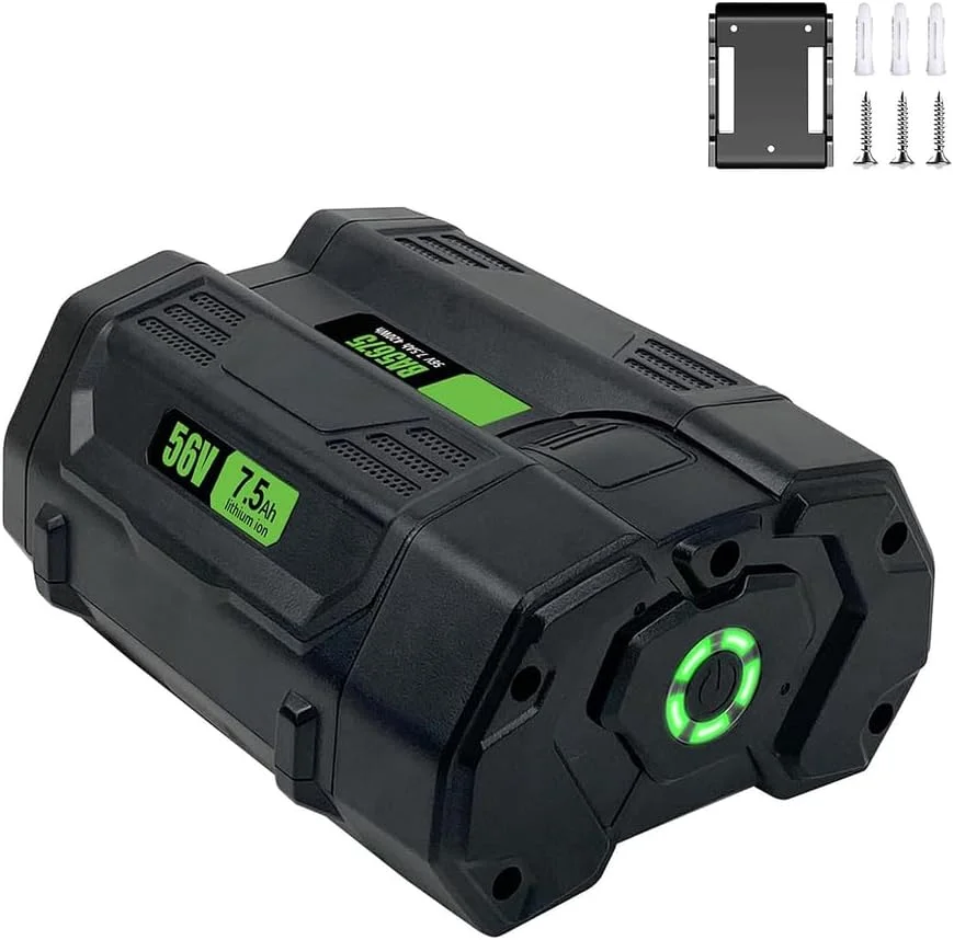 باتری لیتیوم-یونی 56 ولت 7.5 آمپر ساعت جایگزین برای باتری 56 ولت EGO برای مدل های LB5302 LB4800E ZT4204L HT65004 CS1800 BX1000 LM2156SP، 7500 میلی آمپر ساعت