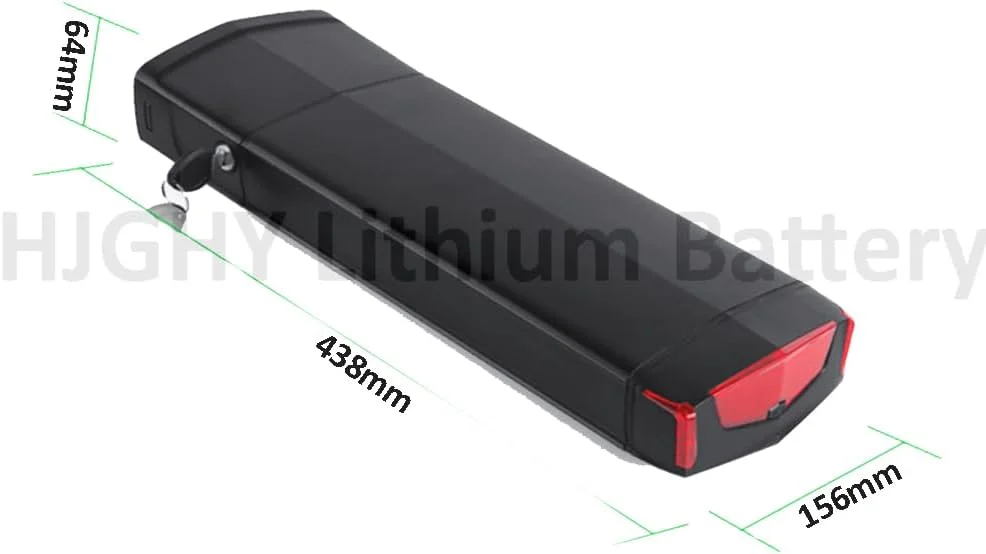 باطری لیتیوم یون دوچرخه برقی 36 ولت 10.4 آمپر ساعت، 13 آمپر ساعت، 15 آمپر ساعت، 17.5 آمپر ساعت، باطری لیتیوم یون 48 ولت 10.4 آمپر ساعت، 13 آمپر ساعت برای موتور دوچرخه های برقی 650 وات، اندرسون، 48 ولت 13.6 آمپر ساعت