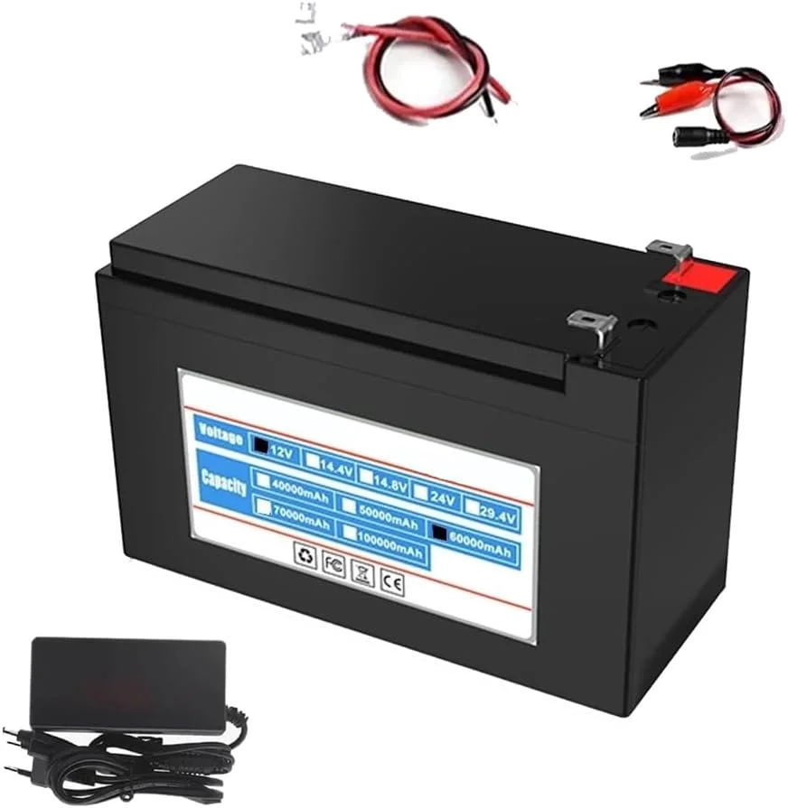 باتری لیتیومی LiFePO4 با چرخه عمیق 12 ولت در ظرفیت‌های 3.5، 7، 10.5، 14، 18 و 20 آمپر ساعت، باتری قابل شارژ 12 ولت لیتیوم-یون برای ذخیره سازی ایستگاه پایه، باتری سیستم با BMS داخلی