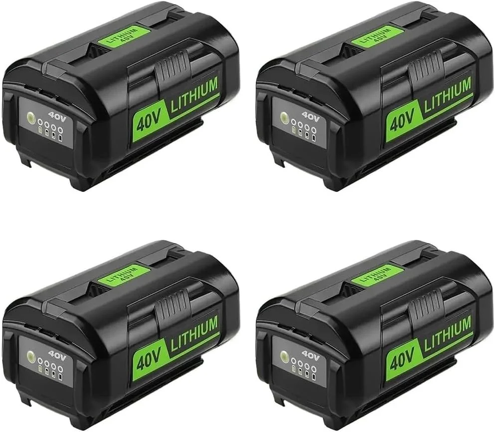 بسته 2 عددی/4 عددی باتری جایگزین 40 ولت 5 آمپر ساعت برای دریل برقی و ابزار برقی، باتری 40 ولت برای ماشین چمن زنی سری OP4026A OP4050