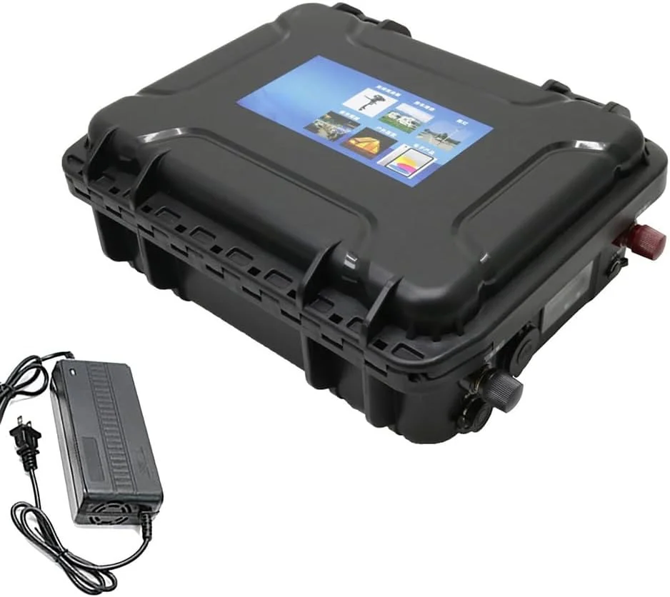 باتری تراستر 12 ولت 60 آمپر ساعت، 80 آمپر ساعت، 100 آمپر ساعت، 120 آمپر ساعت، 150 آمپر ساعت، 200 آمپر ساعت، باتری قایق ماهیگیری 24 ولت 60 آمپر ساعت، 100 آمپر ساعت با سوئیچ برق و دسته برای کیت های موتور 720 وات - 2400 وات