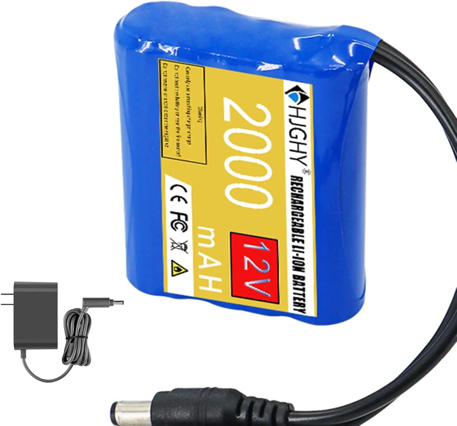 بسته باتری لیتیومی قابل شارژ DC 12 ولت 2000mAh 2500mAh 3000mAh 4000mAh 5000mAh 6000mAh 8000mAh باتری های لیتیوم یونی جایگزین