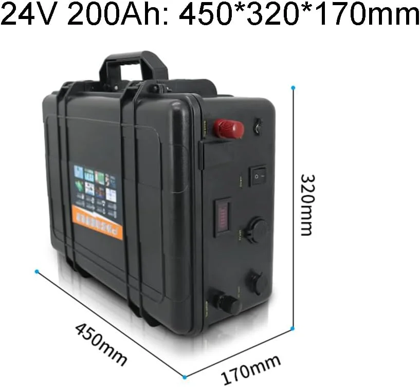 باتری لیتیومی 24 ولت برای موتورهای قایق، قایق ماهیگیری و پیشرانه دریایی - 60Ah، 80Ah، 100Ah، 150Ah، 200Ah